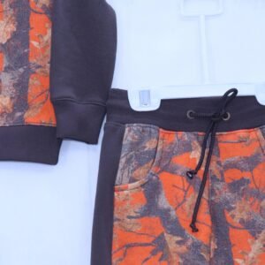 Orange Camo Contrast Terry Track suit MODST Online Store