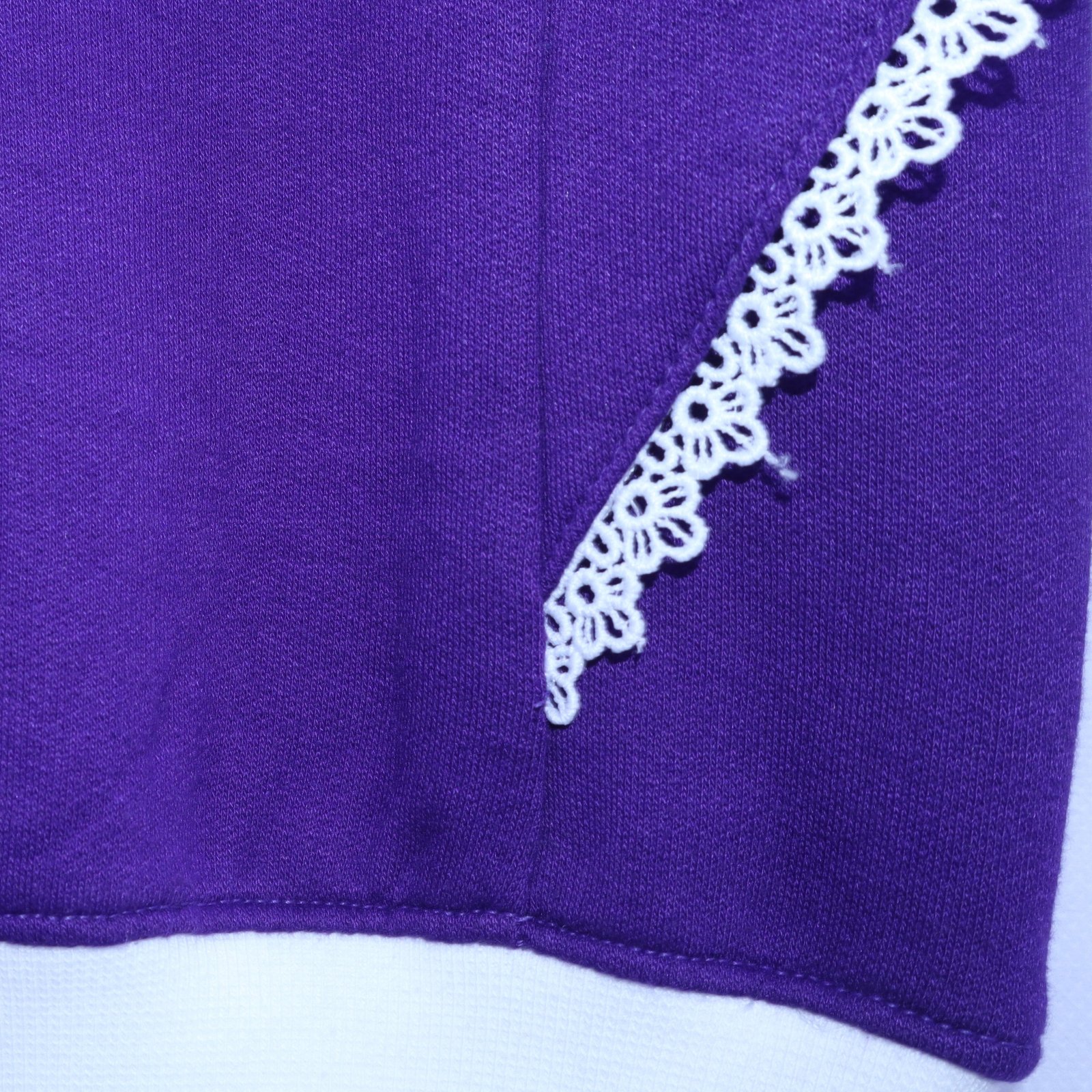 The Regal Ruffle-Shoulder Contrast Sweatshirt MODST Online Store